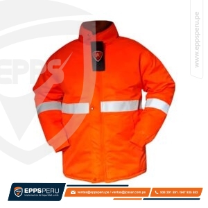Casaca Térmica con Forro Polar Naranja