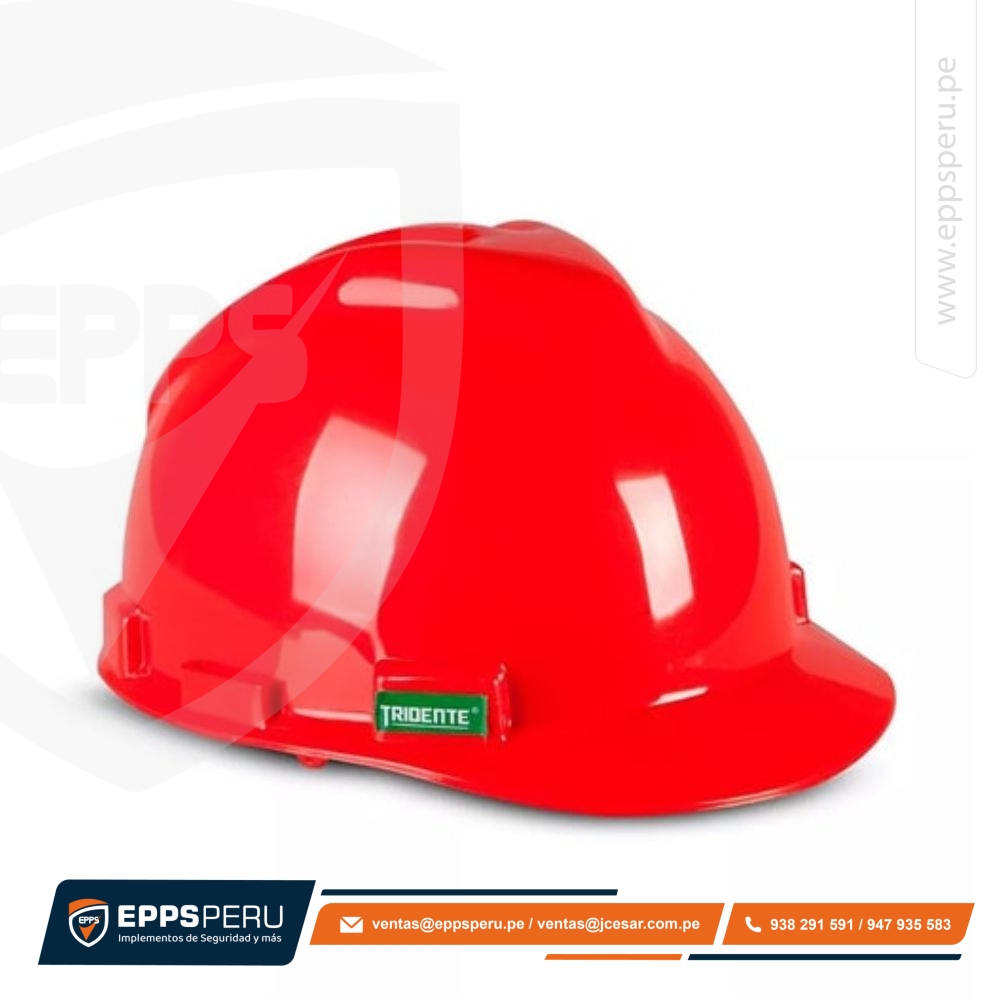 Casco Tridente Rojo