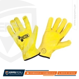 Guante de Cuero Amarillo L-120