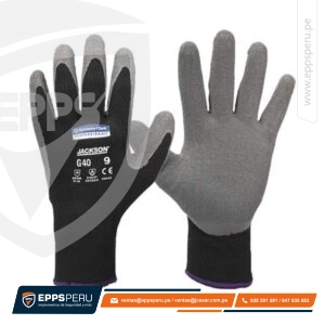 Guante G-40 Jackson T-9 de Hilo de Latex