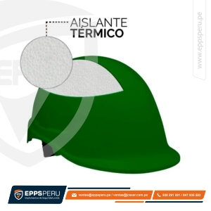 Casco MTA ABS Verde Aislante Térmico Steelpro
