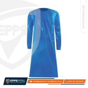 Pechera polietileno Desechable Azul Steelpro