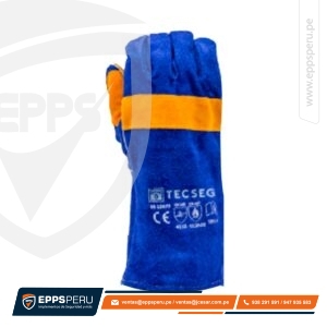 Guante de Cuero para Soldador con Refuerzo GS500 Tecseg