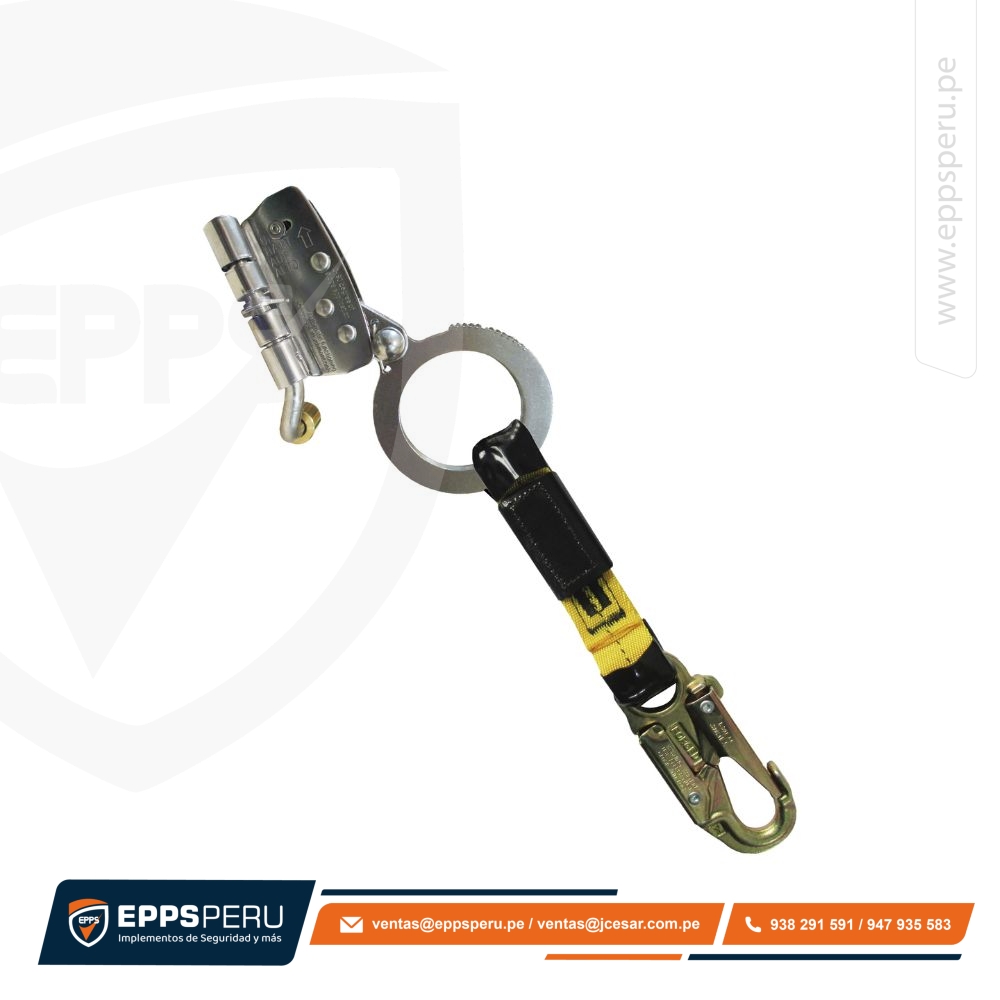 Línea de Conexión de 0,25 m con Freno para Cuerda de 5/8″ (16 mm) XN025-FC Hauk