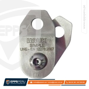 Polea Simple de 13 mm – Acero Inoxidable – Placas Móviles