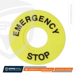 Señalizador de Botón de Emergencia ES06022 Loto Master